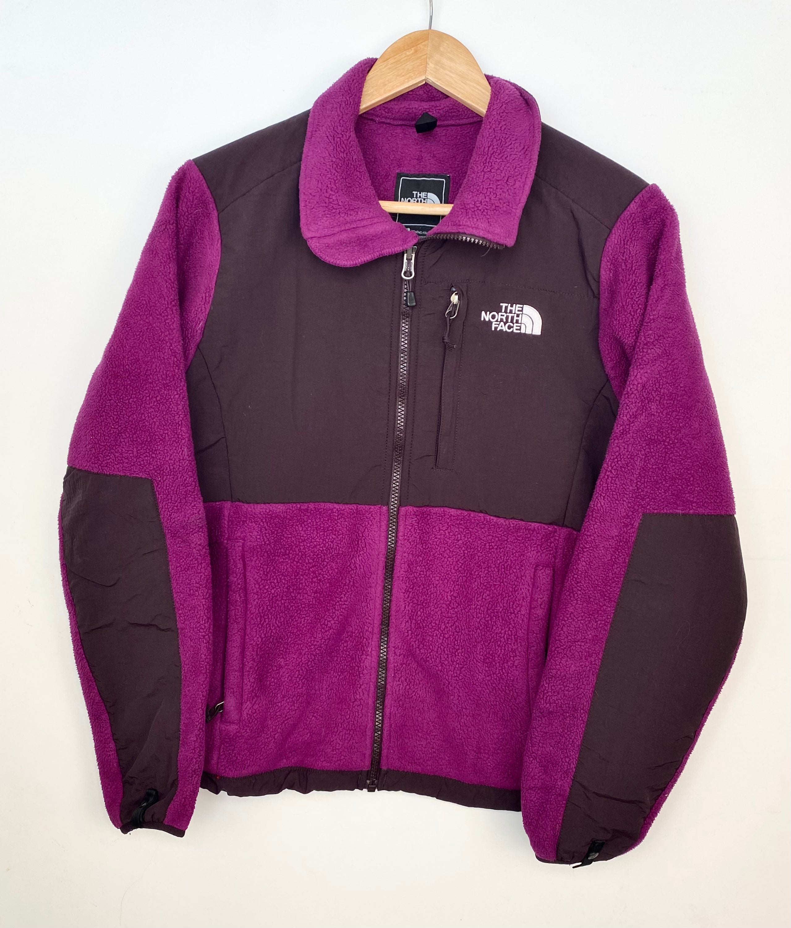North face denali top fleece red