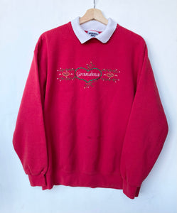 Lee embroidered sweatshirt (M)