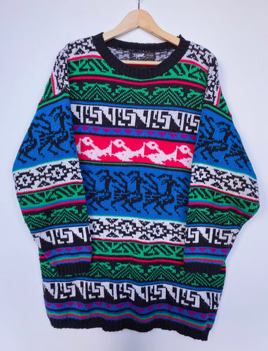 90s Grandad jumper (XL)