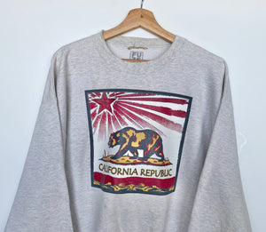 Bear print sweatshirt (M)